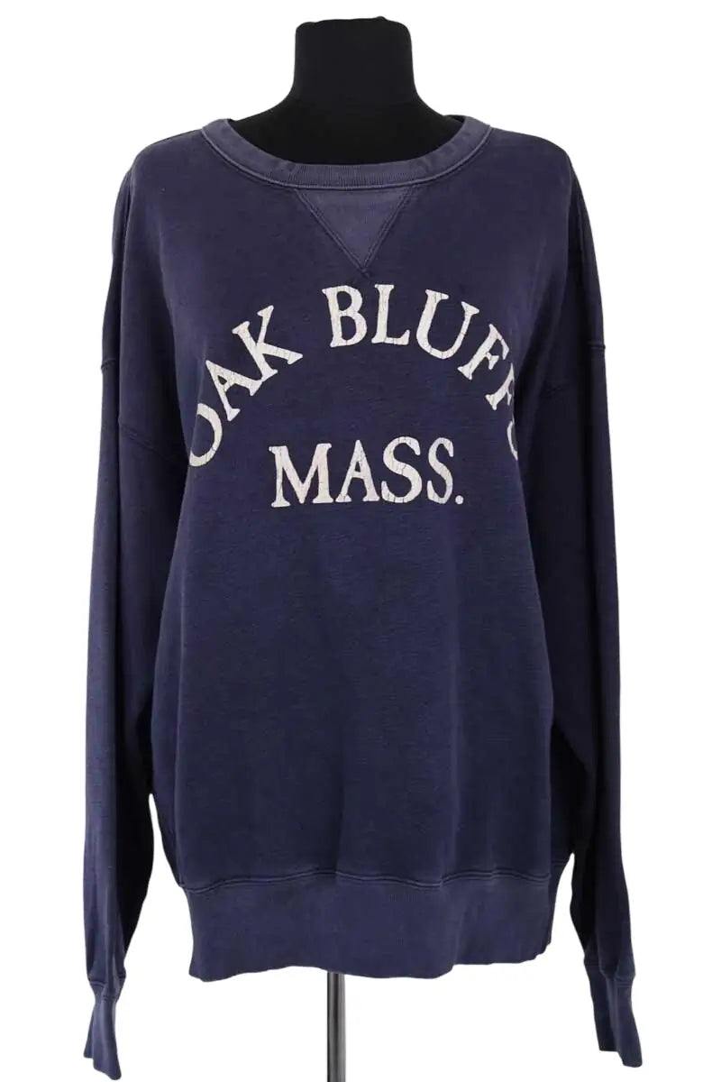 Sweatshirt Ralph Lauren Bleu en Coton, taille L - Seconde Main