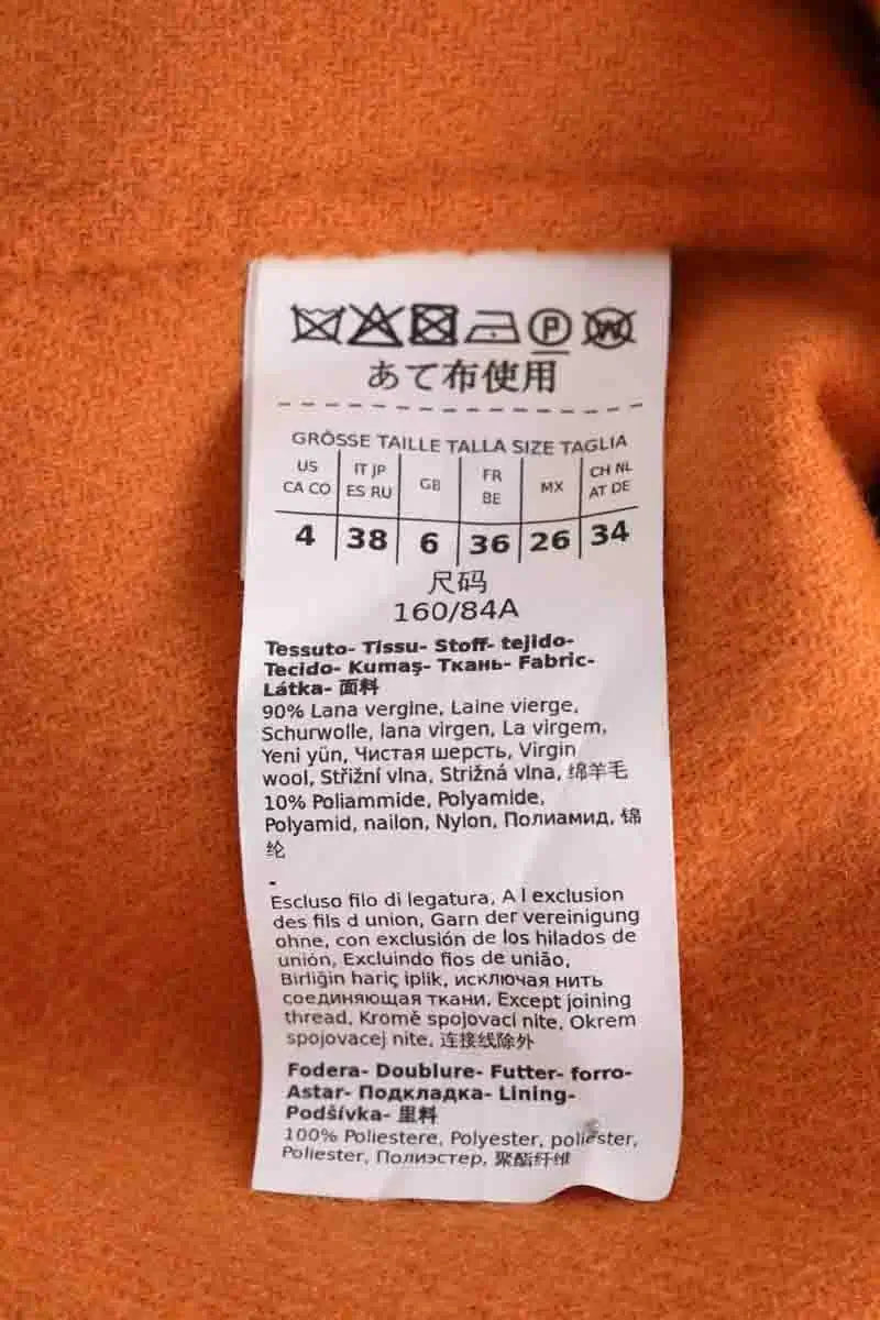 Veste Max Mara Orange en Laine