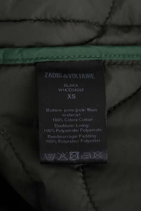 Veste Zadig & Voltaire Blaka Kaki en Synthétique