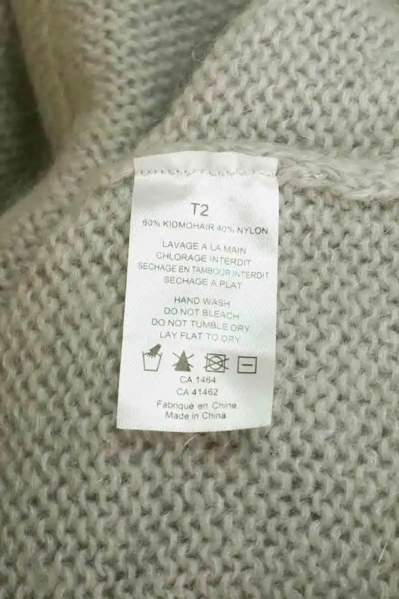Cardigan Des Petits Hauts Gris en Laine