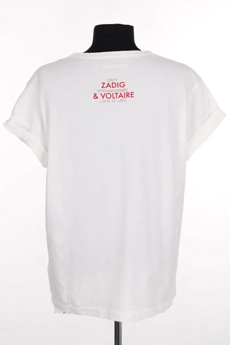 T-shirt Zadig & Voltaire Blanc en Coton