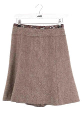 Jupe Tara Jarmon Marron en Laine, taille S - Seconde Main
