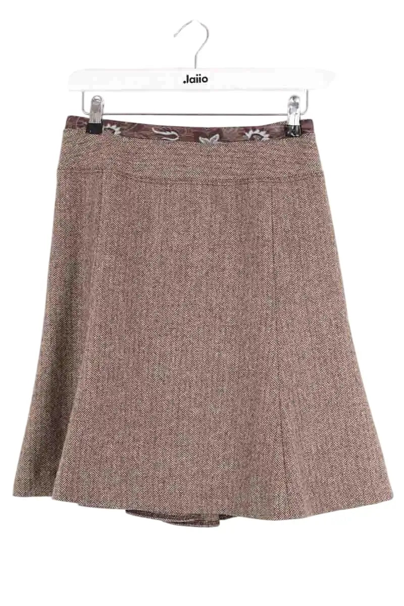 Jupe Tara Jarmon Marron en Laine, taille S - Seconde Main