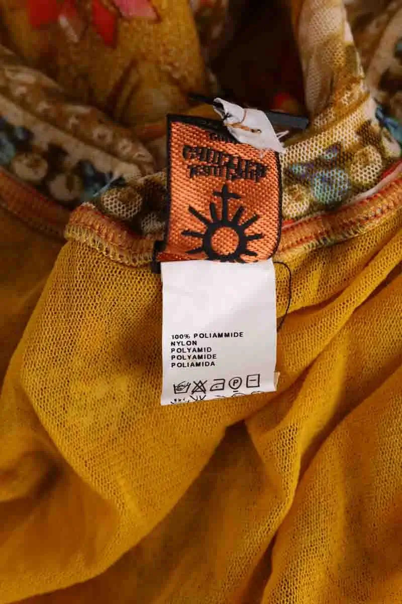 Jupe Jean Paul Gaultier Jaune en Synthétique