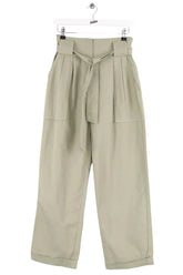 Pantalon Carot Sandro Vert en Coton, taille S - Seconde Main