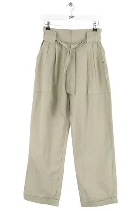 Pantalon Carot Sandro Vert en Coton, taille S - Seconde Main