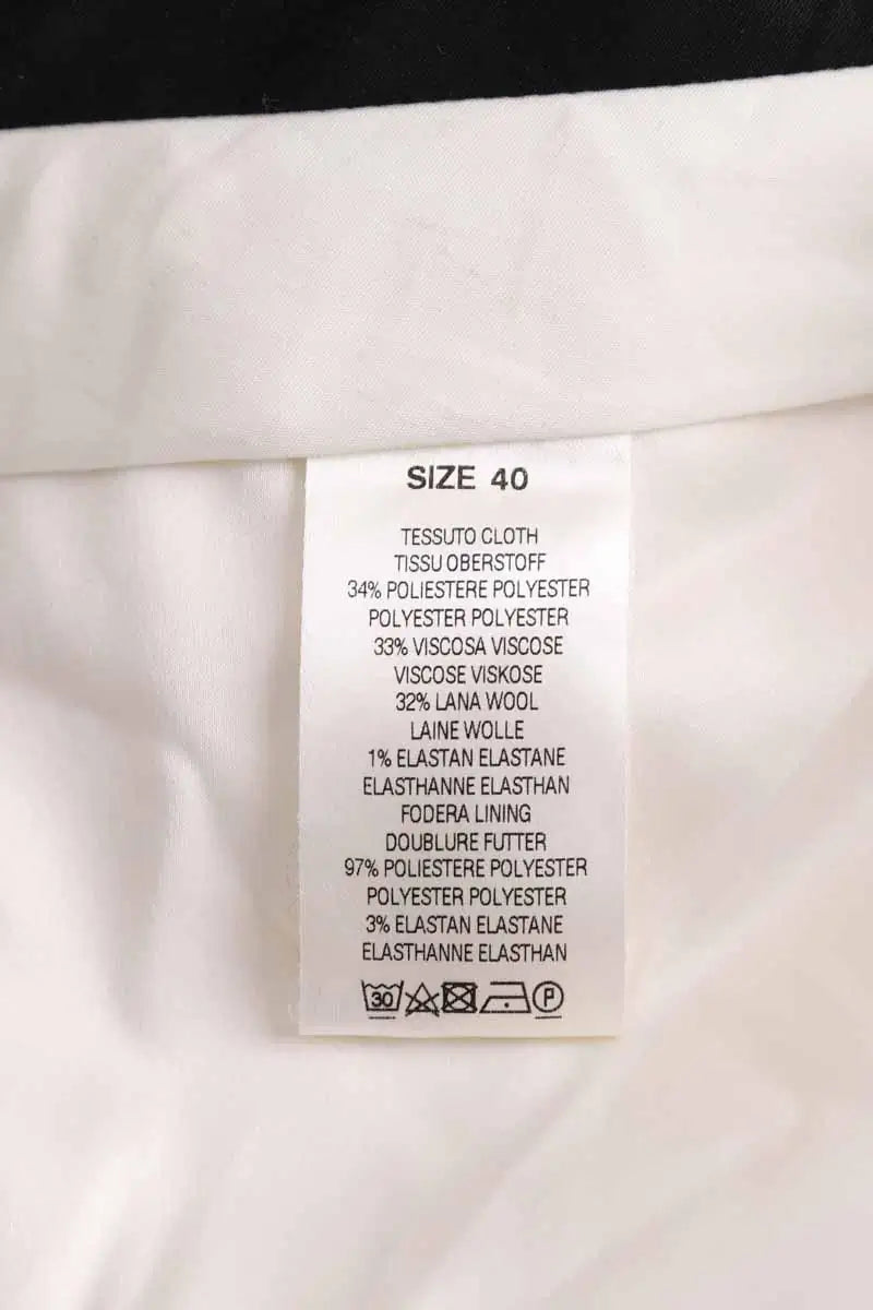 Pantalon large Momoni Noir en Synthétique