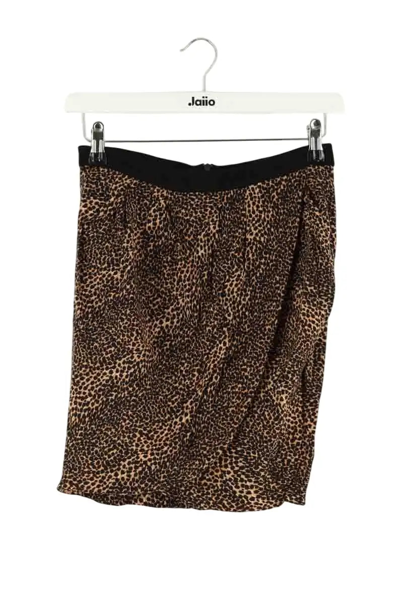 Mini jupe Maje Marron en Synthétique, taille S - Seconde Main