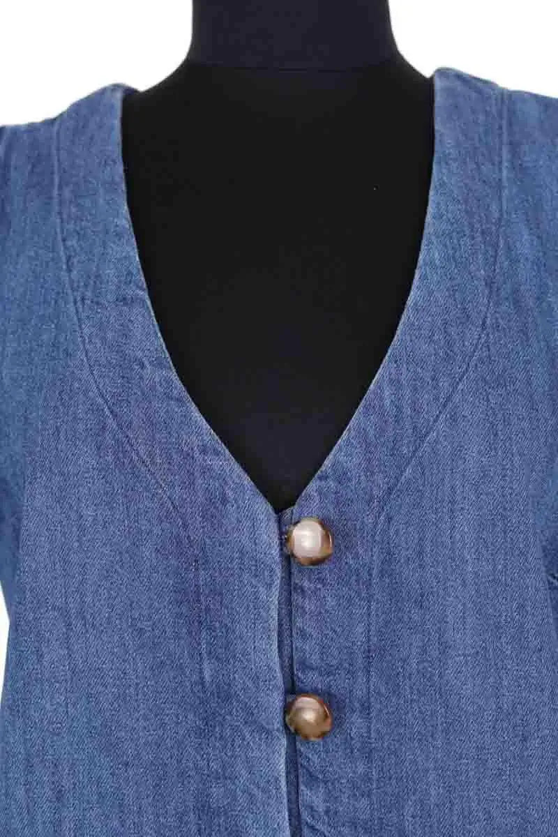Robe Sézane Bleu en Coton