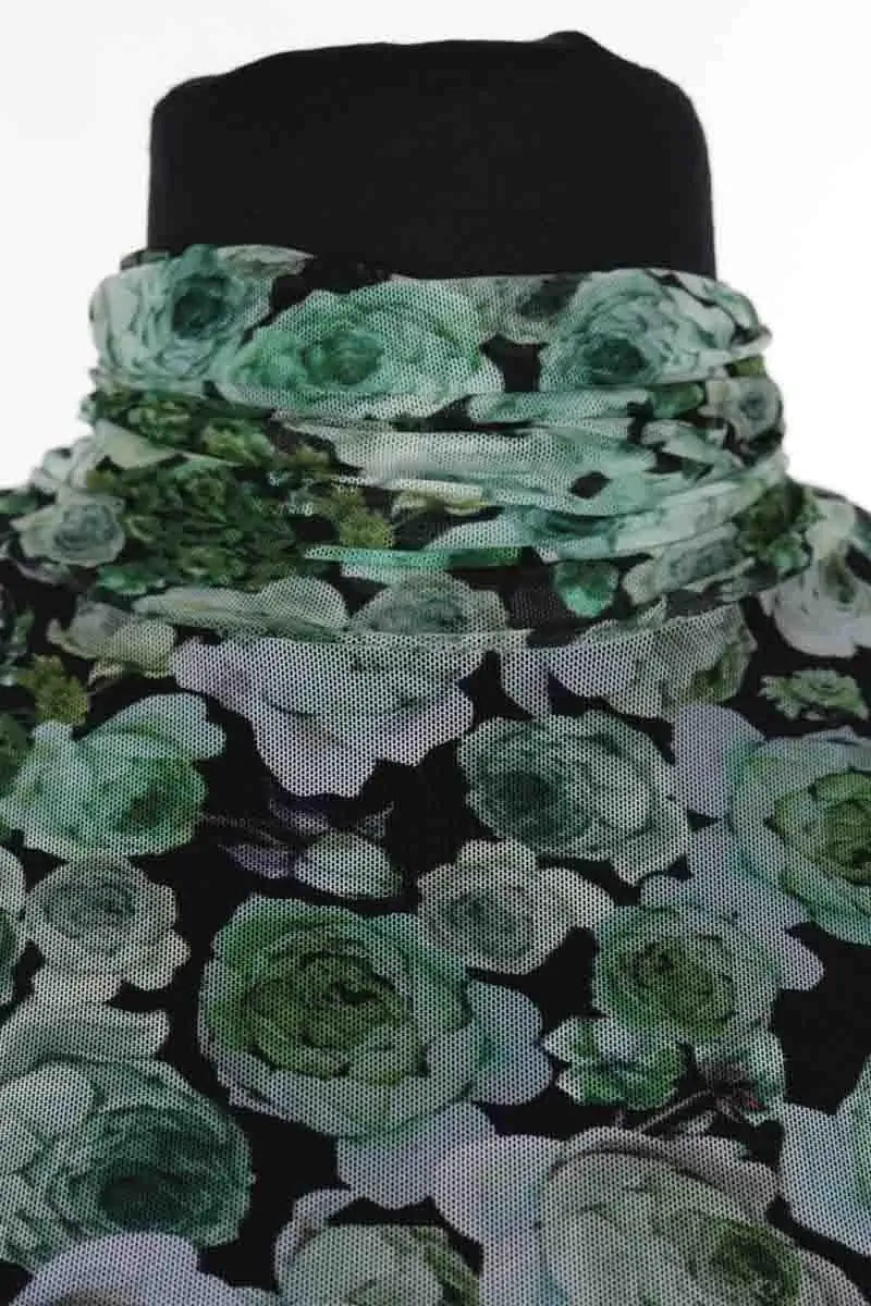 Top Ganni Vert en Synthétique