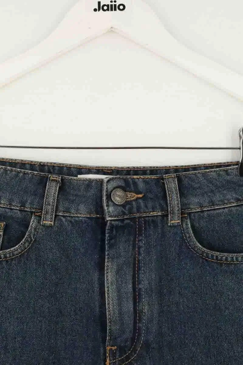 Mini short Balzac Bleu en Coton