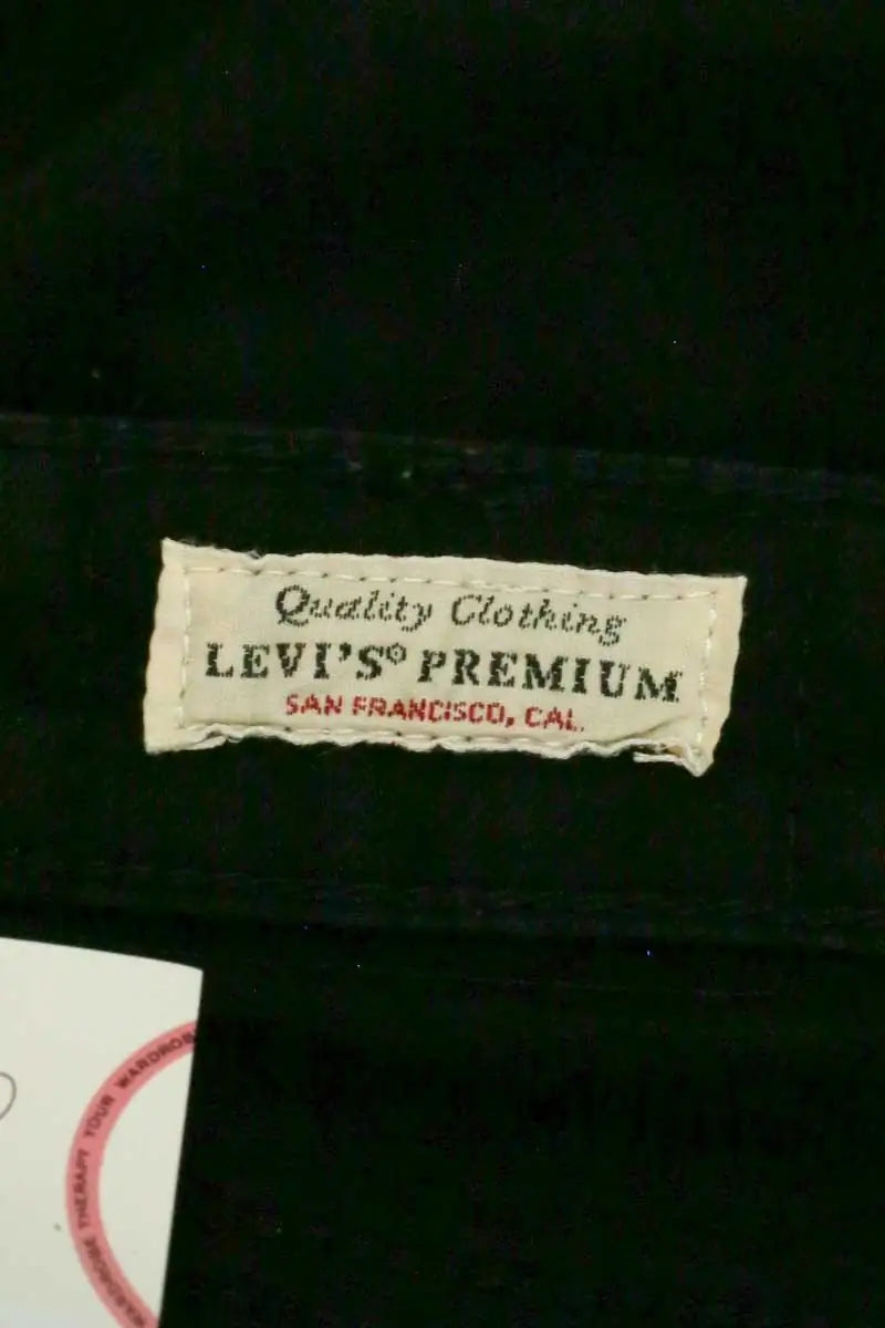 Jean slim Levi's 721 Noir en Coton