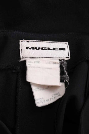 Pantalon droit Mugler Noir en Laine
