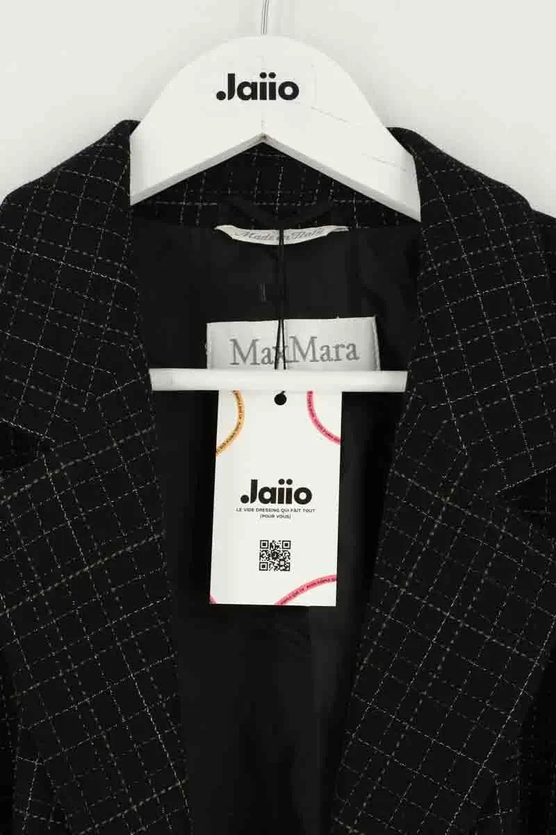 Veste Max Mara Noir en Laine