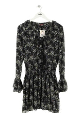 Robe The Kooples Noir en Synthétique, taille M - Seconde Main