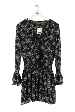 Robe The Kooples Noir en Synthétique, taille M - Seconde Main