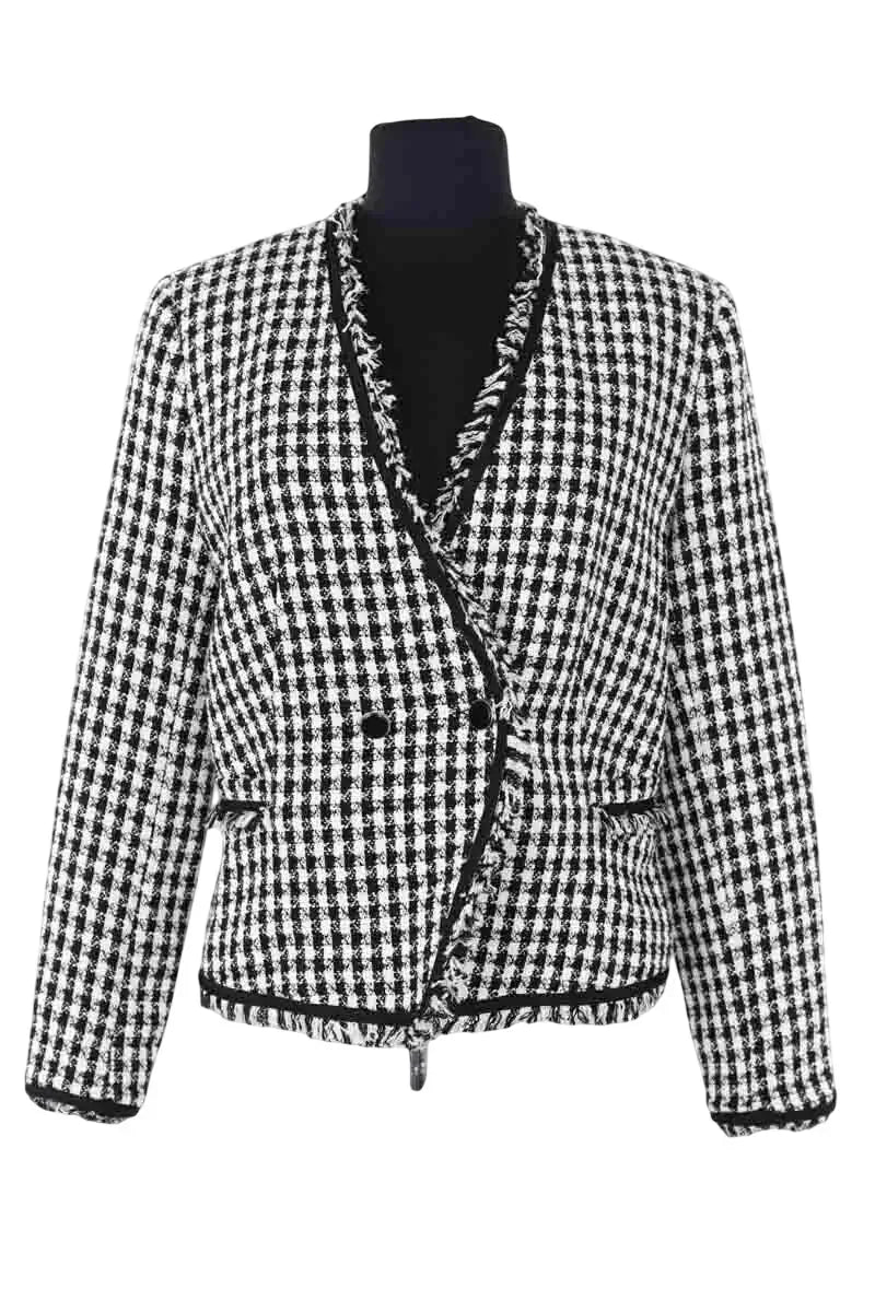 Veste Claudie Pierlot Noir en Coton, taille S - Seconde Main