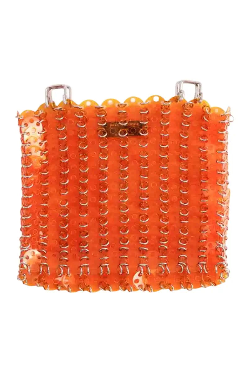 Sac à main Paco Rabanne Orange en Synthétique - Seconde Main