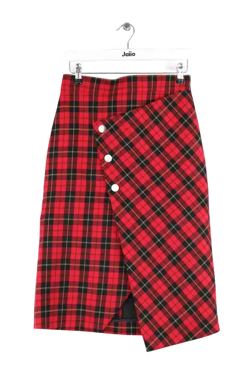 Jupe Maje Rouge en Synthétique, taille M - Seconde Main
