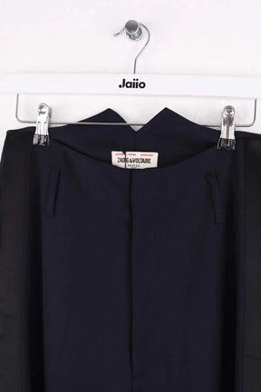 Pantalon droit Zadig & Voltaire Fall Winter 2020 Bleu en Laine