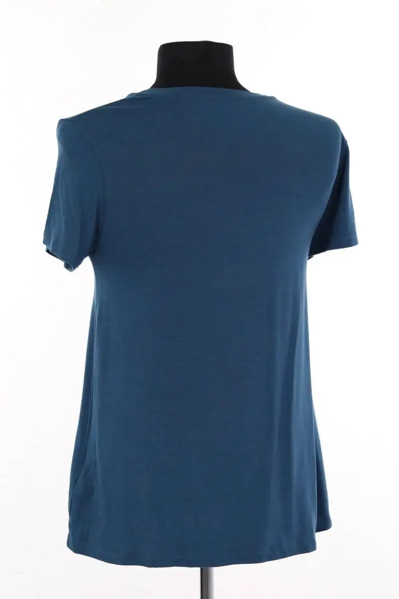 T-shirt Majestic Filatures Bleu en Viscose