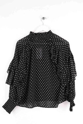 Blouse Maje Noir en Synthétique