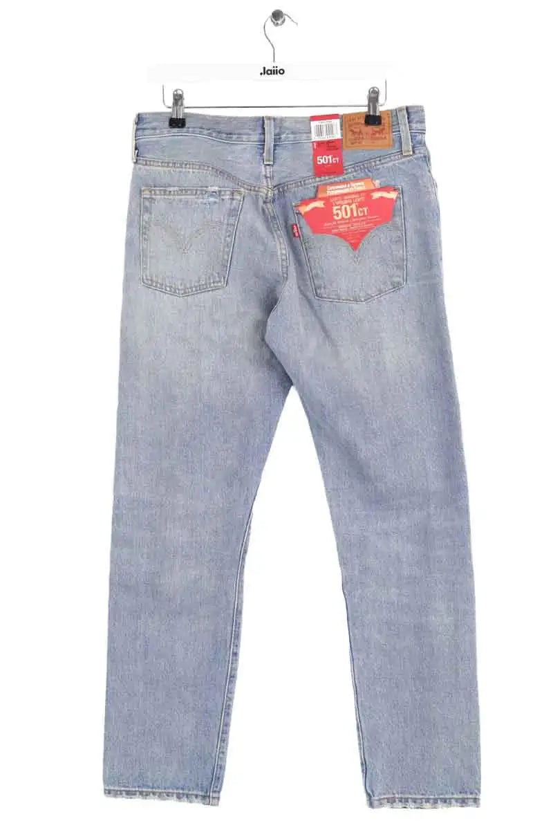 Jean droit Levi's 501 Bleu en Coton