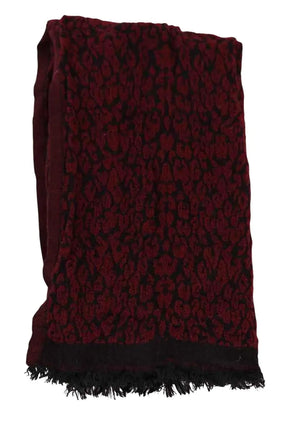 Écharpe Maje Bordeaux en Viscose - Seconde Main
