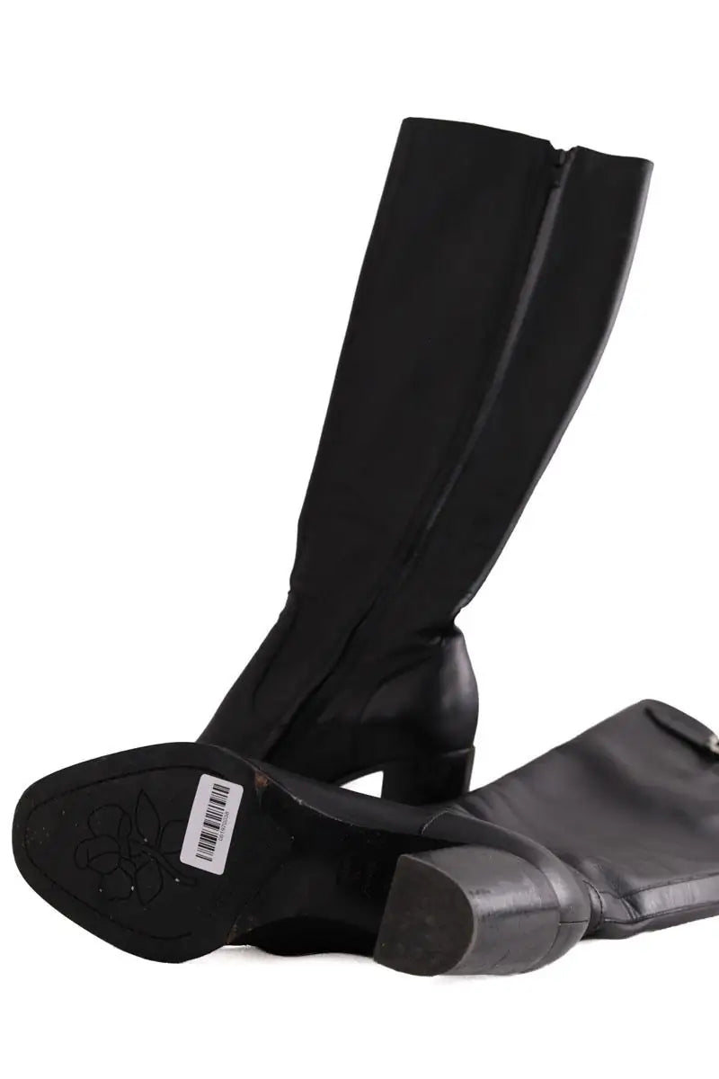 Bottes Free Lance Noir en Cuir