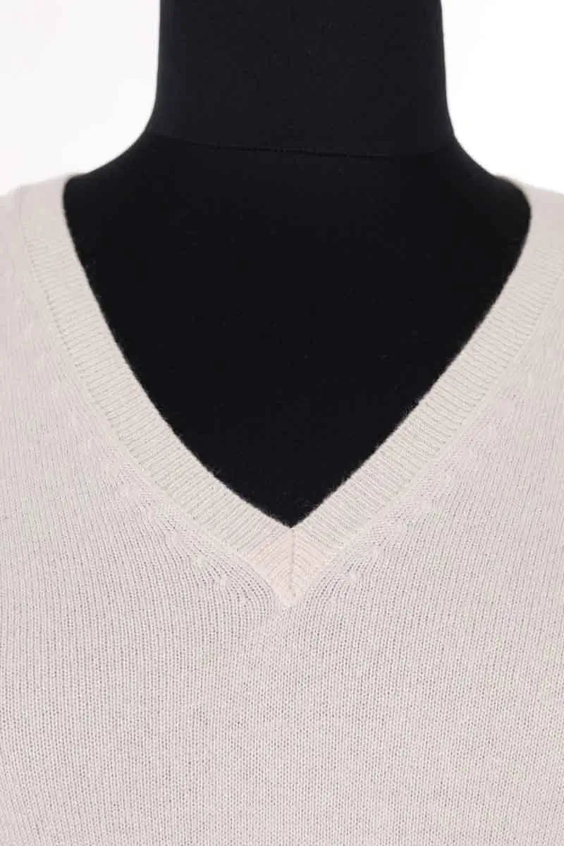 Pull Eric Bompard Ecru en Cachemire