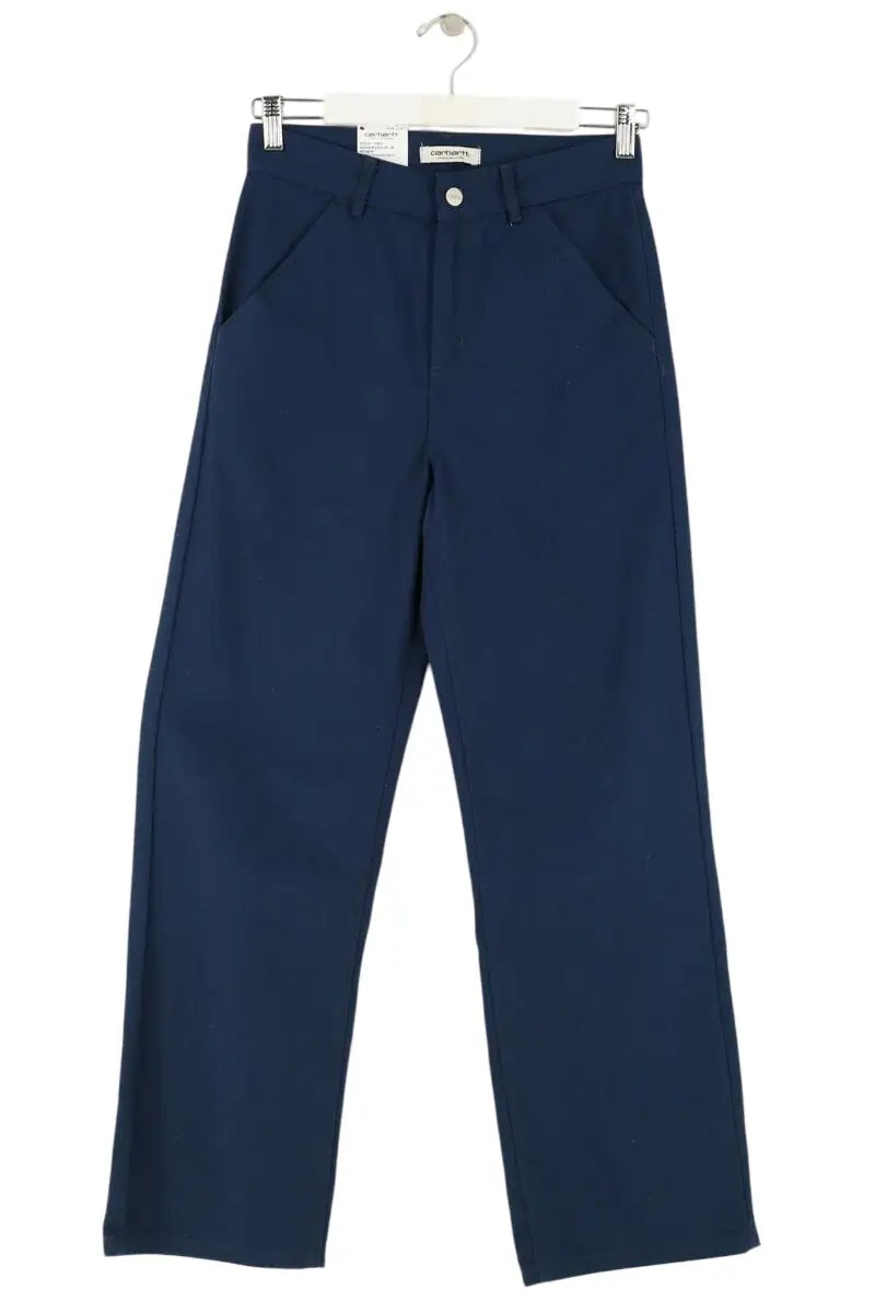 Pantalon large Carhartt Bleu en Coton, taille S - Seconde Main