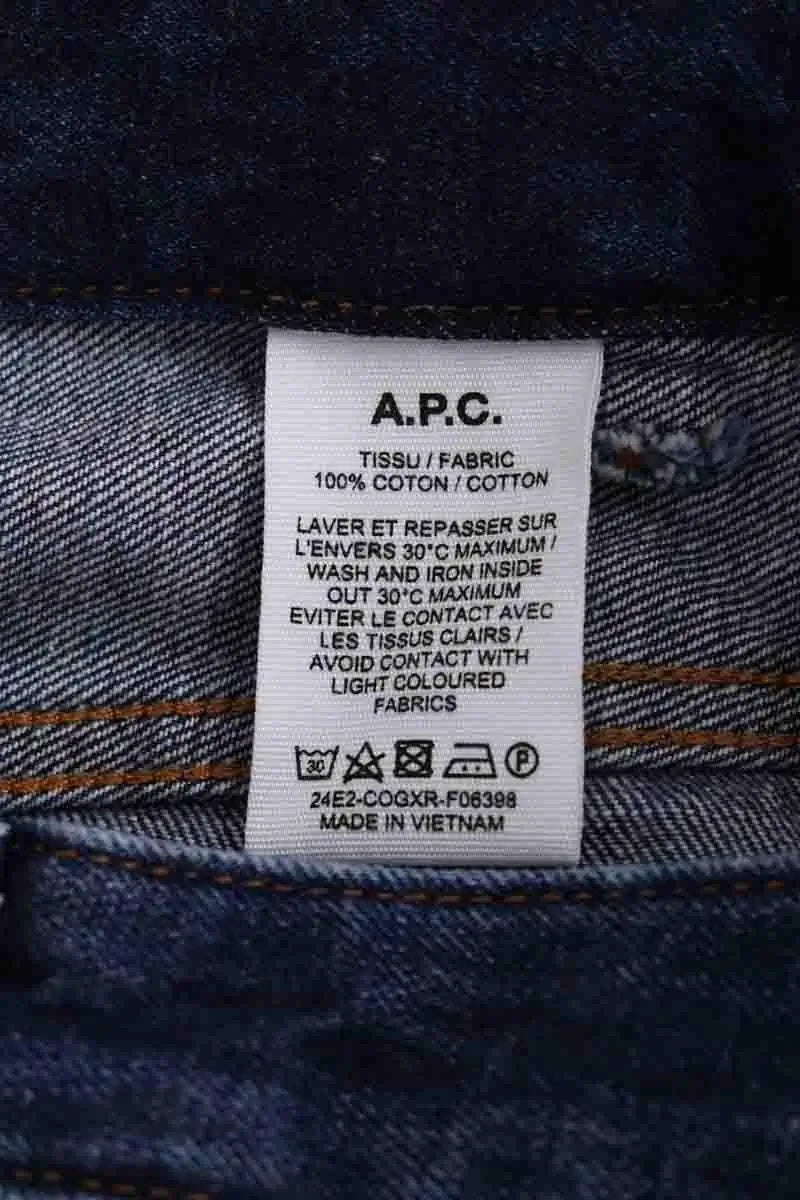 Jupe APC Bleu en Coton