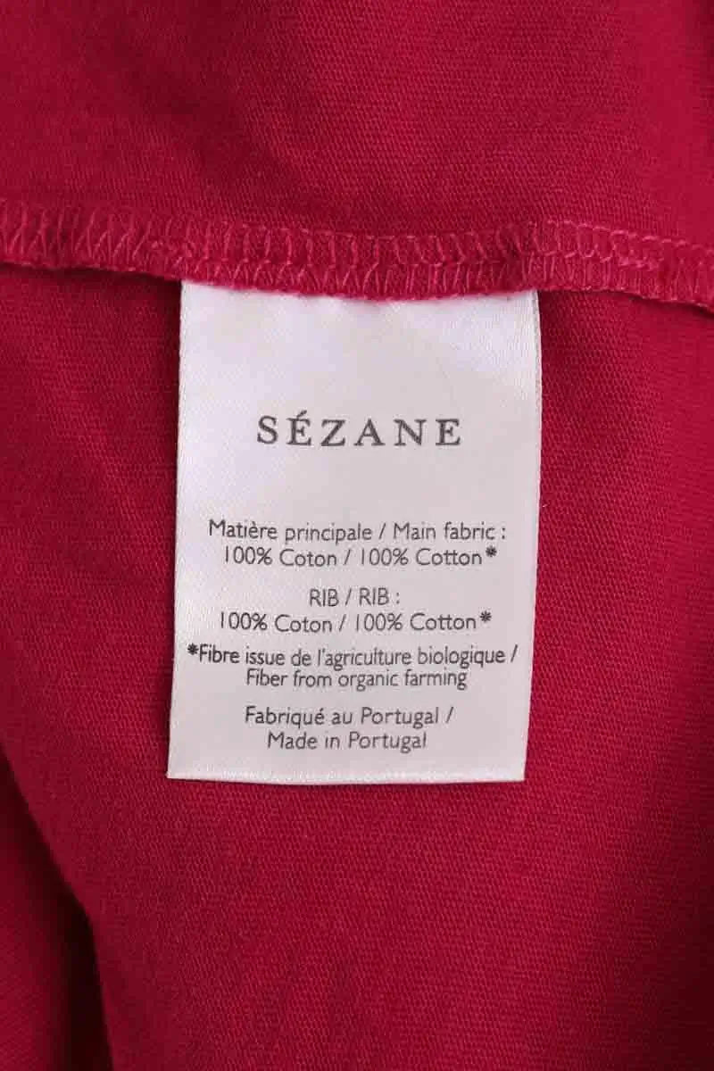 T-shirt Sézane Rose en Coton