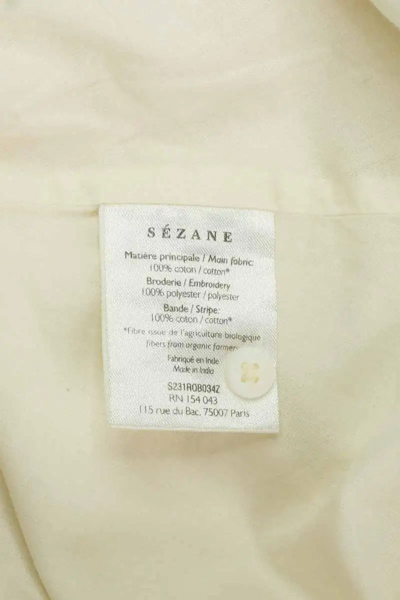 Robe Sézane Beige en Coton