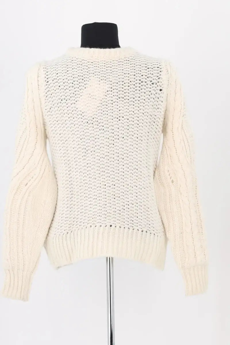 Pull Maje Ecru en Laine