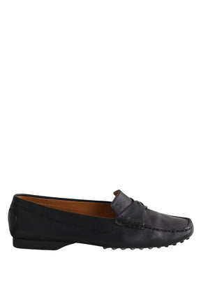 Mocassins Tod's Noir en Cuir, taille 37 - Seconde Main