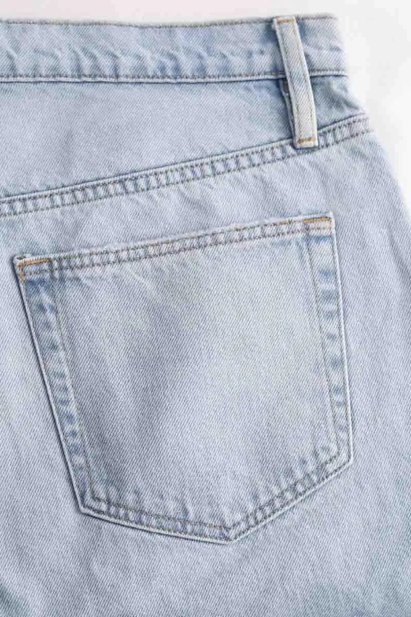Mini short Frame Bleu en Coton