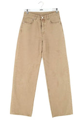 Jean large Laurence Bras Beige en Coton, taille S - Seconde Main