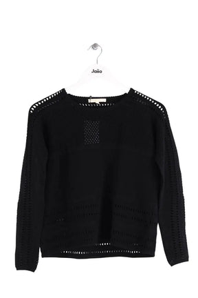 Top Maje Noir en Synthétique, taille XXS - Seconde Main