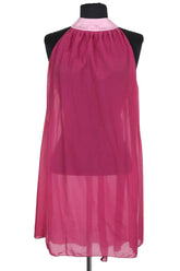 Robe Galliano Rose en Soie, taille L - Seconde Main