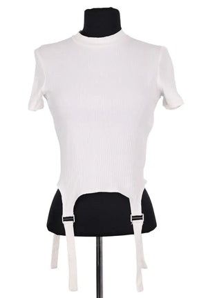 T-shirt Maje Blanc en Coton, taille S - Seconde Main