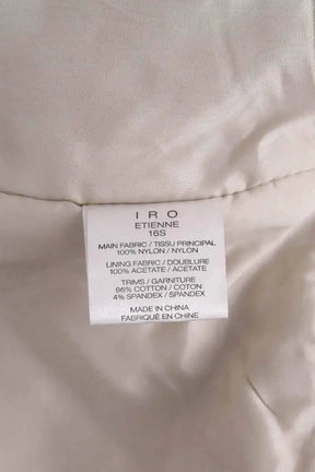 Veste Iro Ecru en Synthétique