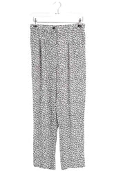 Pantalon large American Vintage Blanc en Viscose, taille XS - Seconde Main