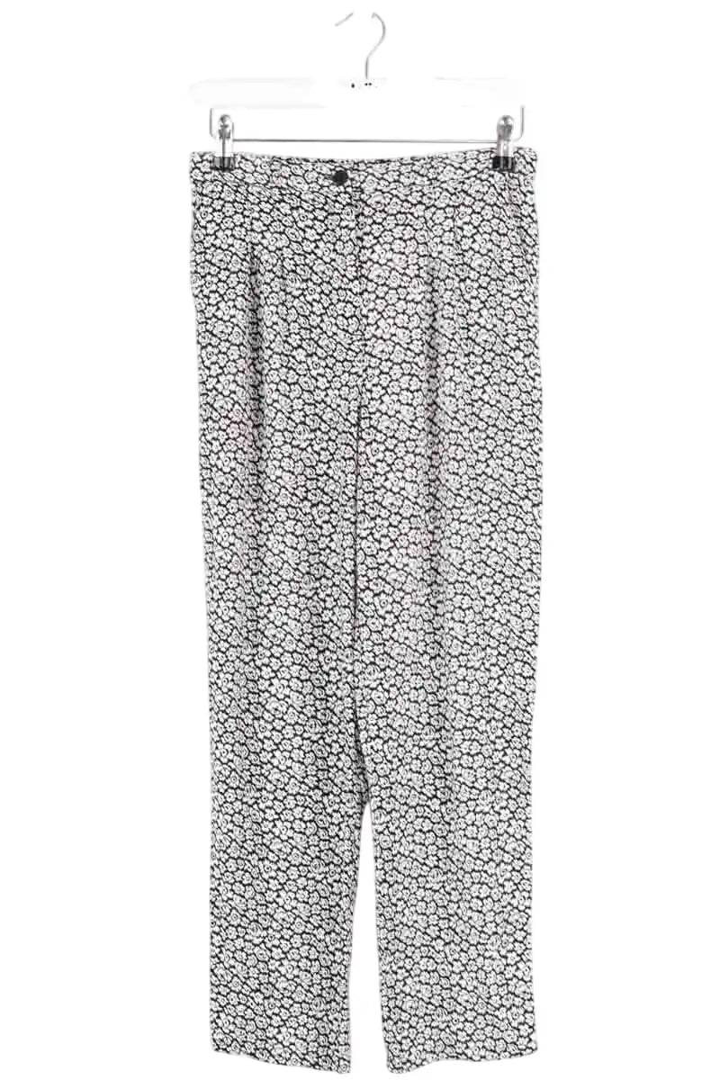 Pantalon large American Vintage Blanc en Viscose, taille XS - Seconde Main