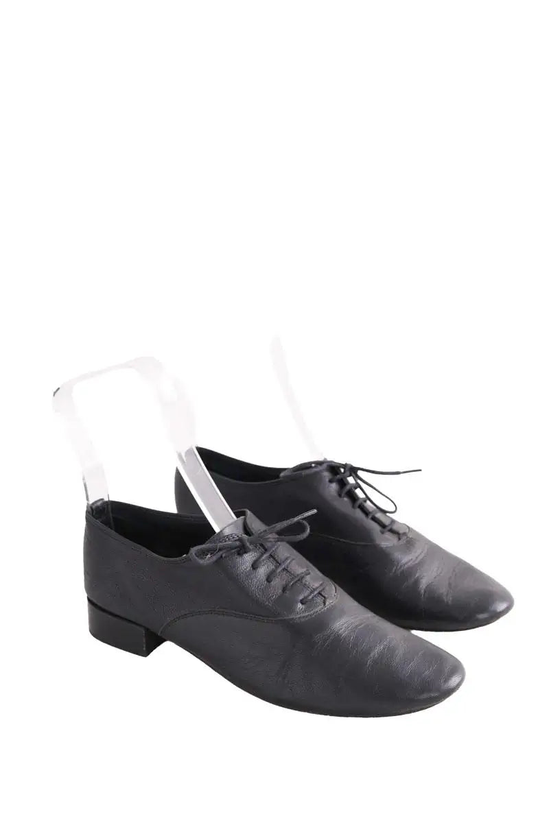 Chaussures à lacets Repetto Noir en Cuir