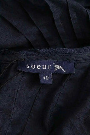Robe Soeur Marine en Coton