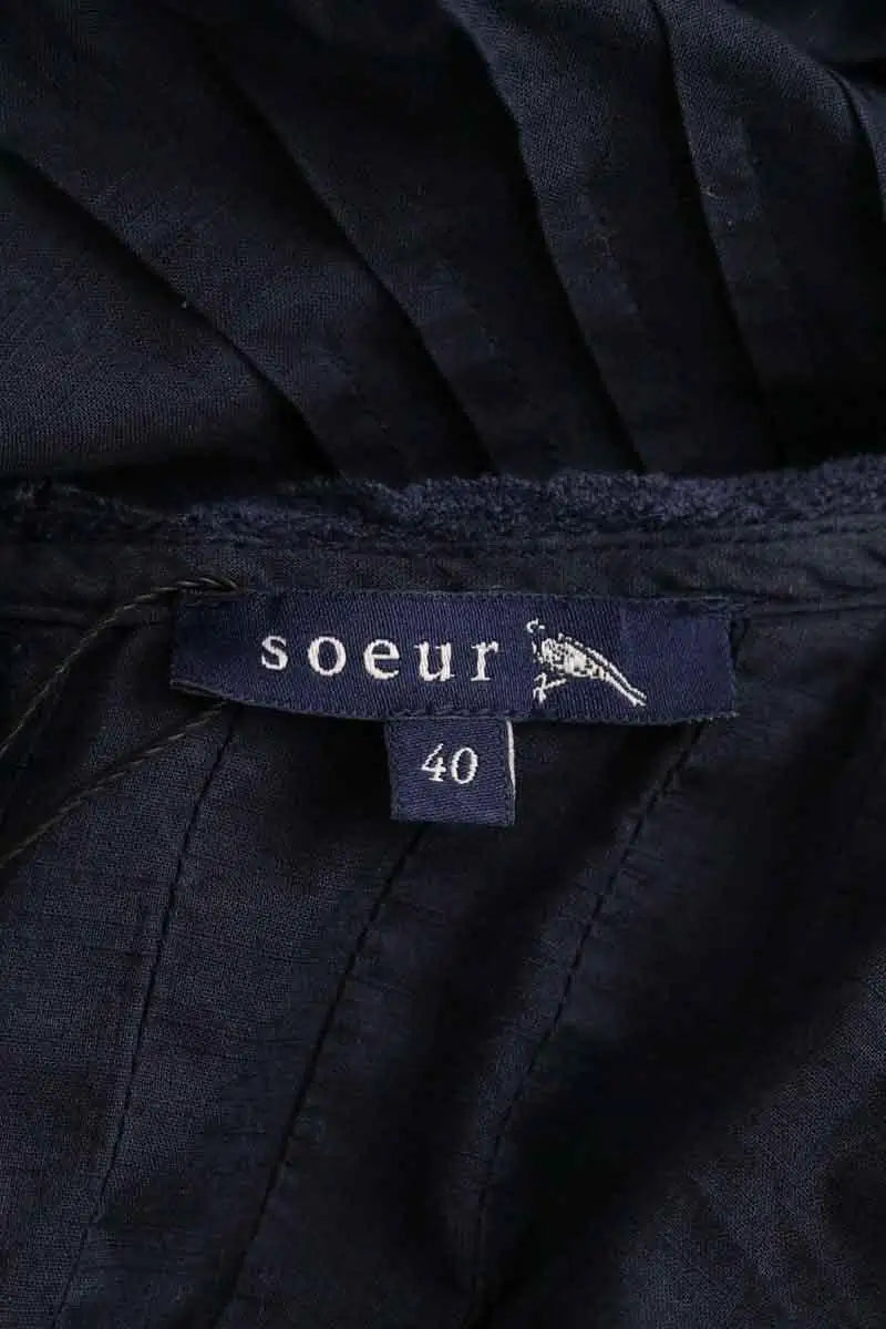 Robe Soeur Marine en Coton