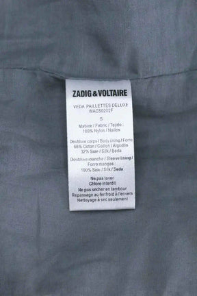 Blazer Zadig & Voltaire Argent en Paillettes