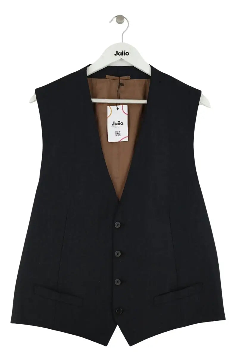 Gilet Berluti Bleu en Laine, taille XXXL - Seconde Main