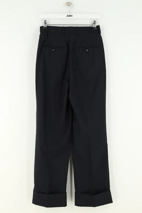 Pantalon droit Officine Générale Marine en Laine